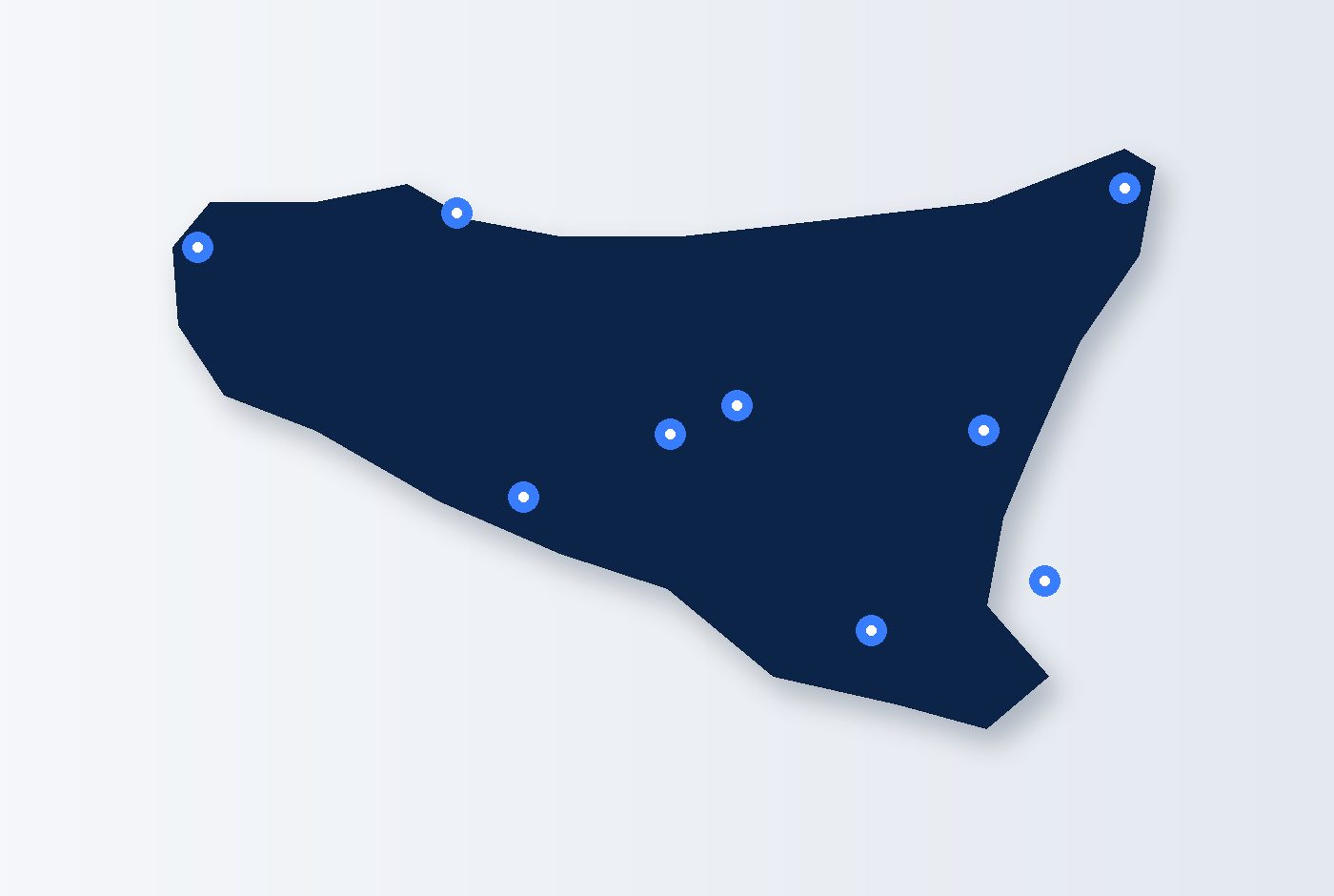 Province della Sicilia servite da VIGI Solutions: Agrigento, Caltanissetta, Catania, Enna, Messina, Palermo, Ragusa, Siracusa, Trapani